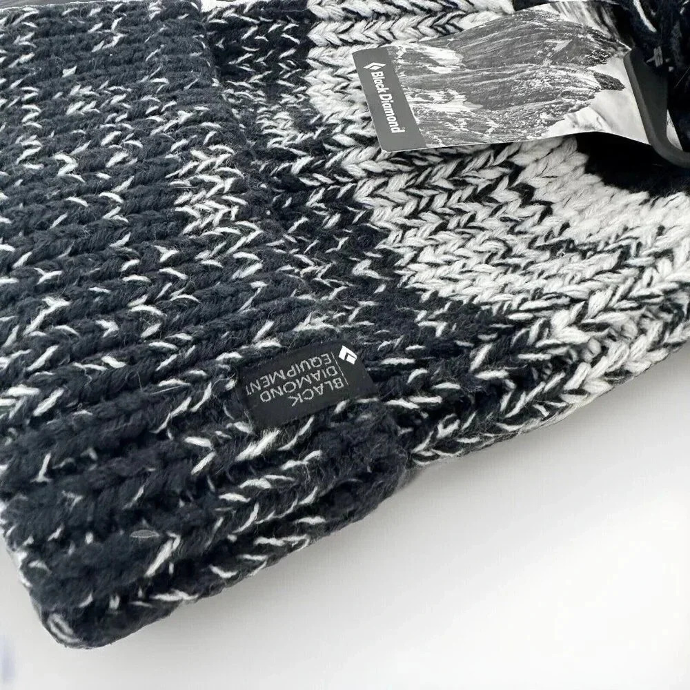 Black Diamond Bengal Black Ombre Pom Beanie Unisex - Picture 4 of 5